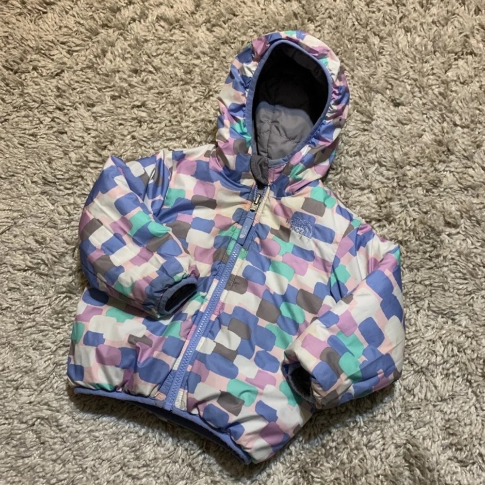 The North Face reversible toddler puffer